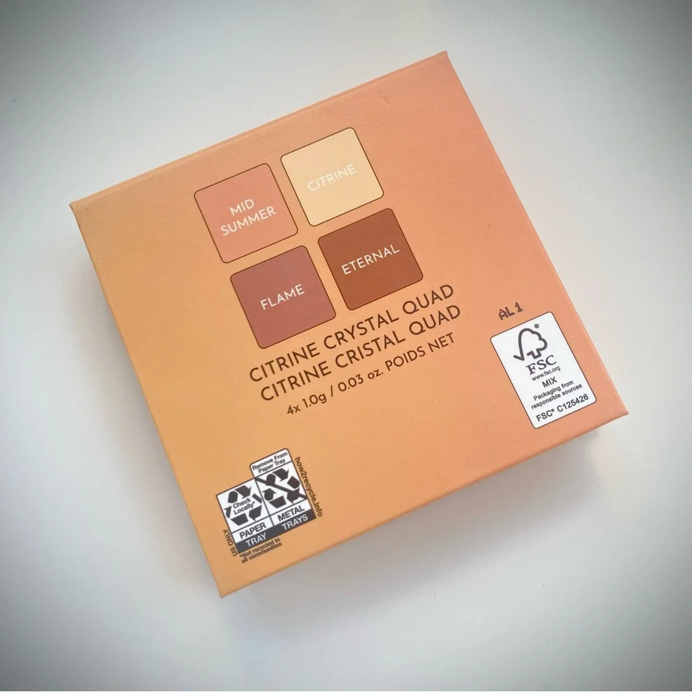 Athr Beauty Citrine Crystal Eyeshadow Quad